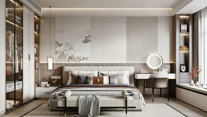 Ambiente moderno con paneles de pared WPC de Estilo WPC