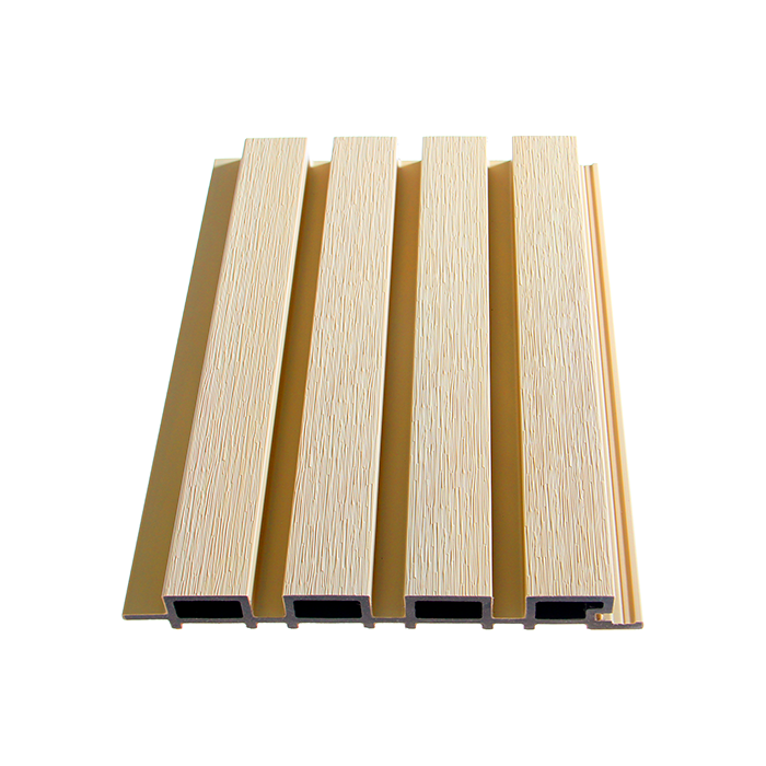 Revestimiento de pared de WPC White Wood Brush Cladding